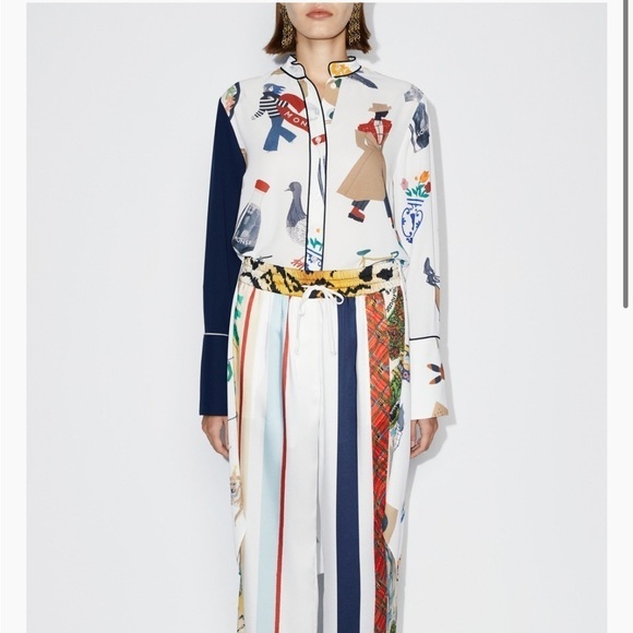 Monse- Runway Button Down New York Print Longsleeve Shirt - Picture 3 of 11